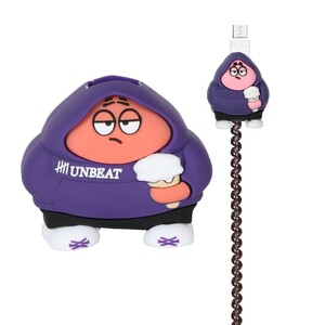 ست سیلیکونی عروسکی محافظ کابل و شارژر سامسونگ 25 وات 3 پین - طرح96