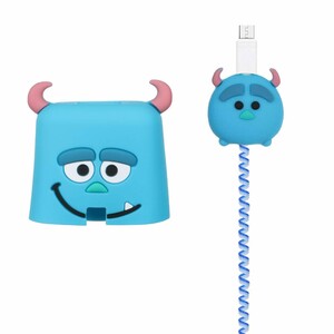 ست سیلیکونی عروسکی محافظ کابل و شارژر سامسونگ 25 وات 3 پین - طرح 14