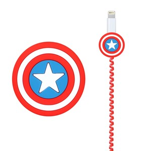 ست سیلیکونی عروسکی محافظ کابل و شارژر اپل 20 وات - طرح 26