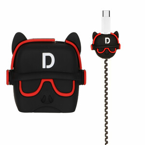 ست سیلیکونی عروسکی محافظ کابل و شارژر شیائومی 33 وات - طرح 23