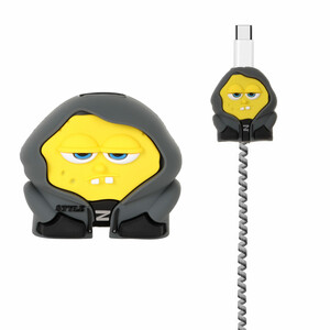 ست سیلیکونی عروسکی محافظ کابل و شارژر سامسونگ 25 وات 3 پین - طرح 17