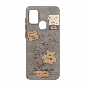 قاب طرح جیر عروسک نمدی برجسته Samsung Galaxy A21s - کد 90