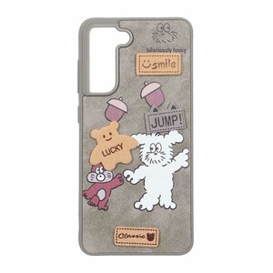 قاب طرح جیر عروسک نمدی برجسته Samsung Galaxy S21 FE - کد 128