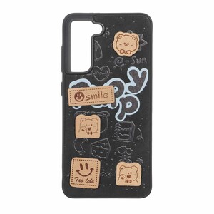 قاب طرح جیر عروسک نمدی برجسته Samsung Galaxy S21 FE - کد 130