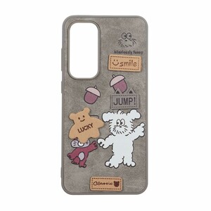 قاب طرح جیر عروسک نمدی برجسته Samsung Galaxy S24 FE - کد 158