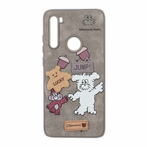 قاب طرح جیر عروسک نمدی برجسته Xiaomi Redmi Note 8 - کد 314