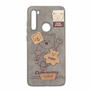 قاب طرح جیر عروسک نمدی برجسته Xiaomi Redmi Note 8 - کد 315