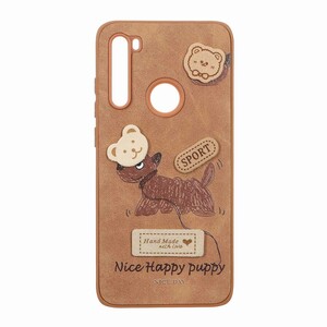 قاب طرح جیر عروسک نمدی برجسته Xiaomi Redmi Note 8 - کد 318