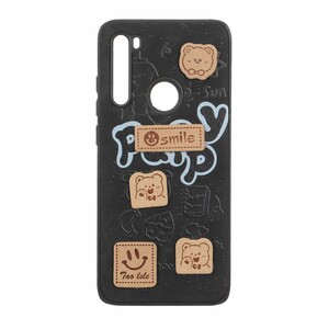 قاب طرح جیر عروسک نمدی برجسته Xiaomi Redmi Note 8 - کد 322