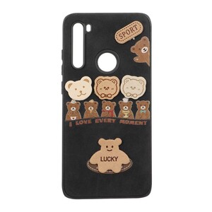 قاب طرح جیر عروسک نمدی برجسته Xiaomi Redmi Note 8 - کد 323