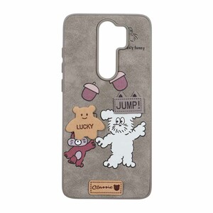 قاب طرح جیر عروسک نمدی برجسته Xiaomi Redmi Note 8 Pro - کد 386