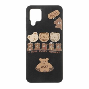 قاب طرح جیر عروسک نمدی برجسته Samsung Galaxy A12 / M12 / F12 - کد 21