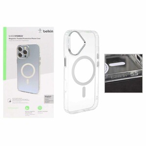 قاب belkin شفاف Magsafe مدل Apple iPhone 17 (پک دار)