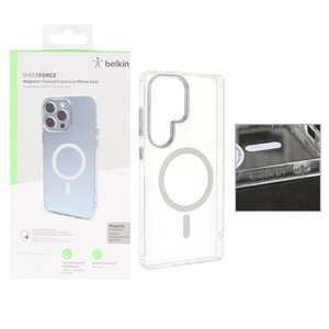 قاب belkin شفاف Magsafe مدل Samsung Galaxy S25 Ultra (پک دار)