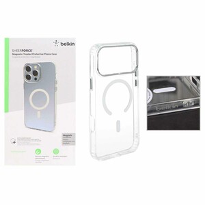 قاب belkin شفاف Magsafe مدل Apple iPhone 17 Pro (پک دار)