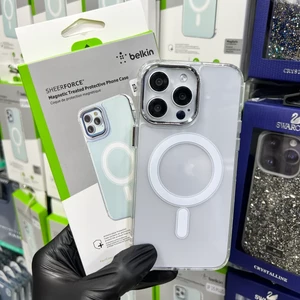 قاب belkin شفاف Magsafe مدل Apple iPhone 13 / iPhone 14 (پک دار)