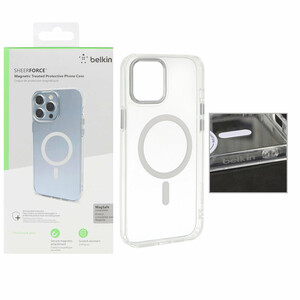 قاب belkin شفاف Magsafe مدل Apple iPhone 12 Pro Max (پک دار)