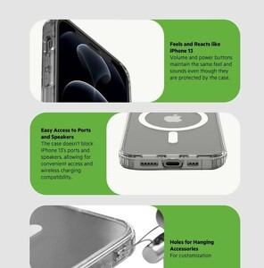 قاب belkin شفاف Magsafe مدل Apple iPhone 12 Pro Max (پک دار)