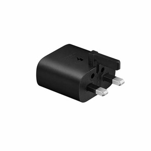 شارژر دیواری سه پین فست و PD تک پورت SAMSUNG Type-C مدل EP-TA800 25W به همراه کابل شارژ Type-C - مشکی - ویتنام (گارانتی پارتیان پایا) درجه یک
