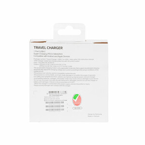 شارژر دیواری سه پین فست و PD تک پورت SAMSUNG Type-C مدل EP-TA800 25W به همراه کابل شارژ Type-C - مشکی - ویتنام (گارانتی پارتیان پایا) درجه یک