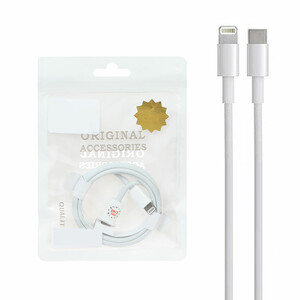 کابل شارژ سرکارتنی آیفون 13 مدل MM0A3ZE/A A2561 8IC - سفید - DST (گارانتی شش ماهه)