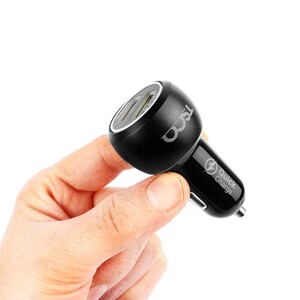 شارژر فندکی 36W فست دو پورت TSCO مدل TCG 38 به همراه کابل شارژ Type-C - مشکی