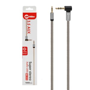 کابل AUX فلزی Miller مدل MA 3113-نقره ای
