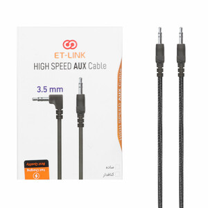 کابل صدا کنفی ET-LINK AUX مدل ETL007 - مشکی