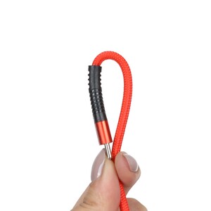 کابل شارژ فست 1.1 متری MNS Type-C مدل M019C - قرمز - SMO