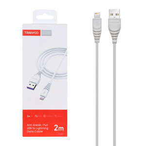 کابل شارژ 2 متری آیفون TRANYOO مدل S2-I - سفید