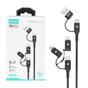 کابل شارژ فست چندکاره Nitu مدل NT-UC062 - مشکی
