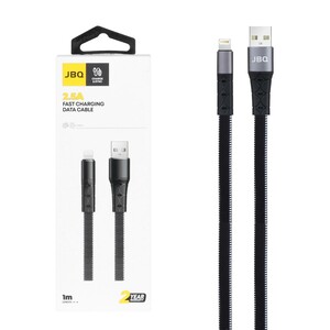 کابل شارژ فست آیفون JBQ مدل CA-620 - مشکی (گارانتی یکساله رصاصی)