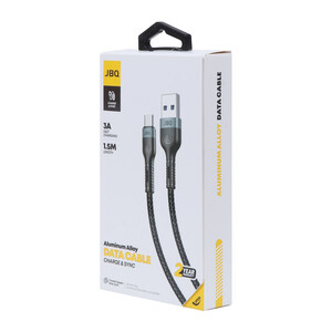 کابل شارژ 1.5 متری فست JBQ Type-C مدل CA-730 - مشکی (گارانتی یکساله رصاصی)