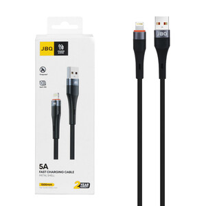 کابل شارژ 1.5 متری فست آیفون JBQ مدل CA-510 - مشکی (گارانتی یکساله رصاصی)
