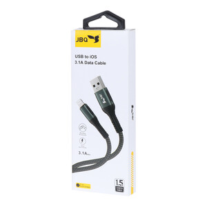 کابل شارژ 1.5 متری فست آیفون JBQ مدل DT-01 - مشکی (گارانتی یکساله رصاصی)