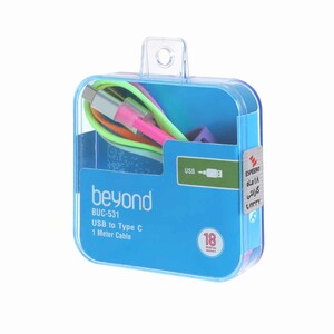 کابل شارژ فست beyond Type-C مدل BUC-531 - رنگی