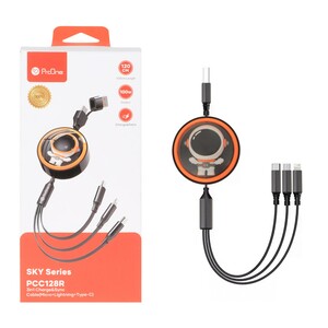 کابل شارژ فست چند کاره ProOne مدل PCC128R - مشکی