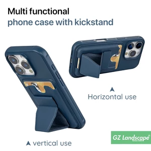 قاب چرمی Magsafe جاکارتی استندشو مگنتی Apple iPhone 11 Pro - مشکی (پک دار) - MPS