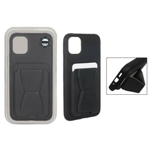 قاب چرمی Magsafe جاکارتی استندشو مگنتی Apple iPhone 11 - مشکی (پک دار) - MPS