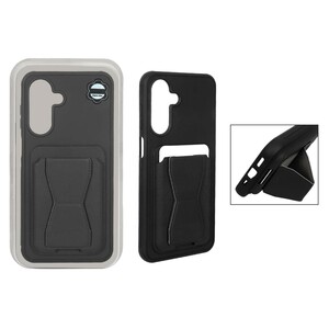 قاب چرمی Magsafe جاکارتی استندشو مگنتی Samsung Galaxy A17 / A26 - مشکی (پک دار) - MPS