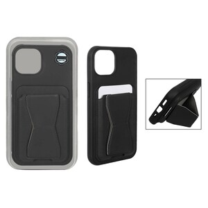 قاب چرمی Magsafe جاکارتی استندشو مگنتی Apple iPhone 13 / iPhone 14 - مشکی (پک دار) - MPS