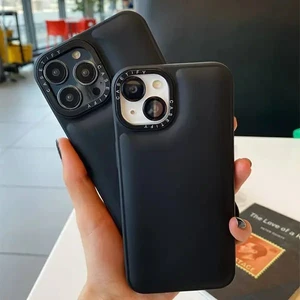 قاب casetify پافر ساده Xiaomi Redmi Note 12 5G / Poco X5 5G - مشکی (پک دار)