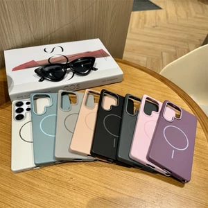 قاب پشت سخت MagSafe مدل Xiaomi Redmi Note 14 4G - کرم