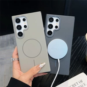 قاب پشت سخت MagSafe مدل Xiaomi Redmi Note 14 4G - کرم