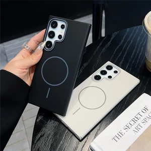 قاب پشت سخت MagSafe مدل Xiaomi Redmi Note 14 Pro 4G - کرم