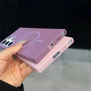 قاب پشت سخت MagSafe مدل Samsung Galaxy A35 / A55 - کرم