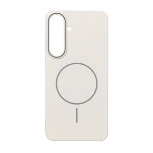 قاب پشت سخت MagSafe مدل Samsung Galaxy S25 FE - کرم