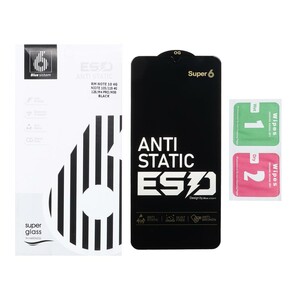 محافظ صفحه نمایش شیشه ای Full Cover ESD Anti Static - Super 6 OG مدل Xiaomi Redmi A3 / A3x / Redmi 10C / Redmi 12C / Redmi 11A / Redmi 10 Power / Poco C40 / Poco C55 / C61 (پک دار)