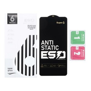 محافظ صفحه نمایش شیشه ای Full Cover ESD Anti Static - Super 6 OG مدل Samsung Galaxy A21s / Redmi Note 10 Pro 5G (پک دار)