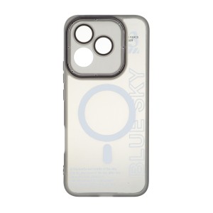 قاب Diamond Space طرح مگ سیف لنز گلس دار Honor 400 Lite - مشکی